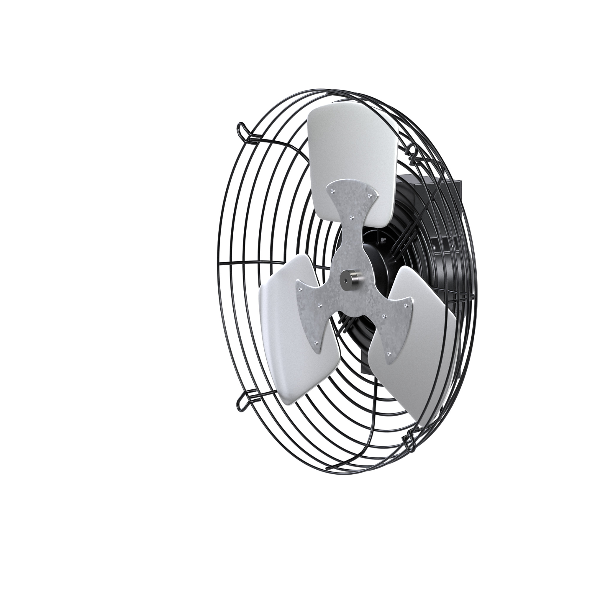 Hessaire 16NS4V75  16” wall mounted utility exhaust fan, 1700 CFM, Variable Speed Capable, 115v